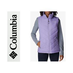 EUC Columbia Women's Heavenly Vest, Frosted Purple, 1X Plus